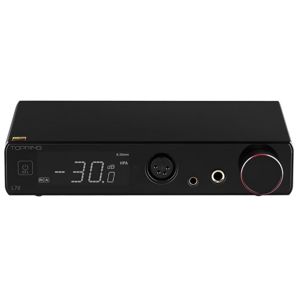 L70 Balanced NFCA Headphone Amplifier / Preamplifier | Black - 1