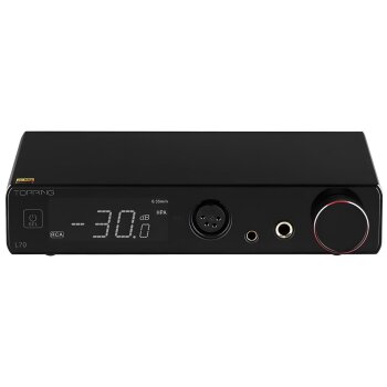 L70 Balanced NFCA Headphone Amplifier / Preamplifier | Black - Topping Audio