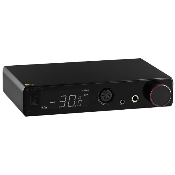 L70 Balanced NFCA Headphone Amplifier / Preamplifier | Black - 2