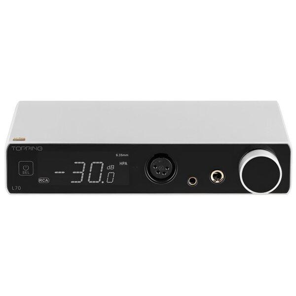 L70 Balanced NFCA Headphone Amplifier / Preamplifier | Silver - 1