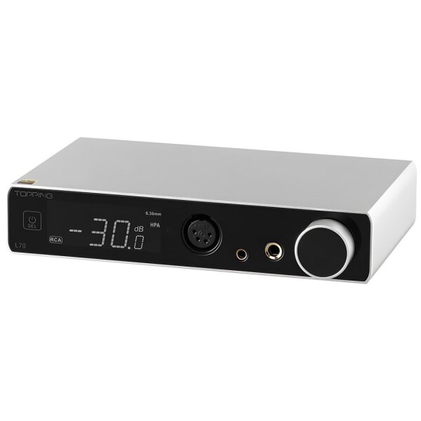 L70 Balanced NFCA Headphone Amplifier / Preamplifier | Silver - 2