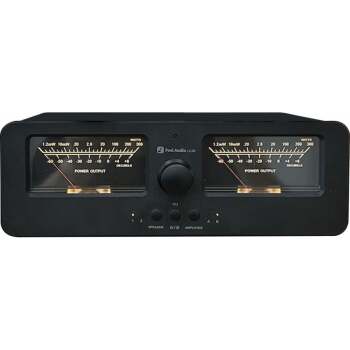 LC30 Audio Selector Switch for Amplifiers / Speakers Black Vu-meter | Black - 2