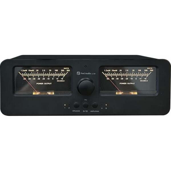 LC30 Audio Selector Switch for Amplifiers / Speakers Black Vu-meter | Black - 2