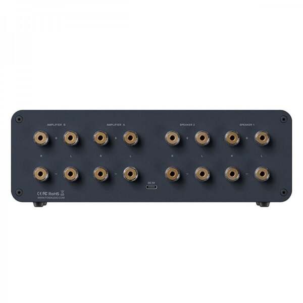 LC30 Audio Selector Switch for Amplifiers / Speakers Black Vu-meter | Black - 3