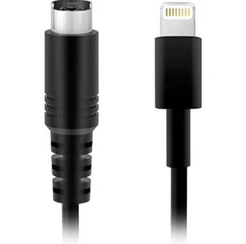 Lightning to Mini-DIN Cable w/Charging - IK Multimedia