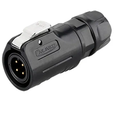 LP-12-C04PE-02-001 4 Pinli XLR Konnektör - 1