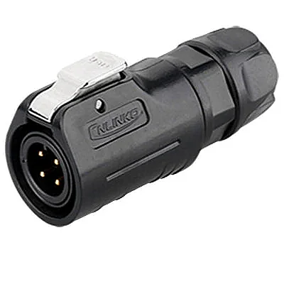LP-12-C04PE-02-001 4 Pinli XLR Konnektör - 1