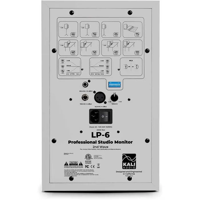 Lp-6 V2 6,5 Aktif Stüdyo Monitörü (Beyaz) - 3