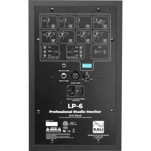 Lp-6 V2 6,5 Aktif Stüdyo Monitörü (Siyah) - 3