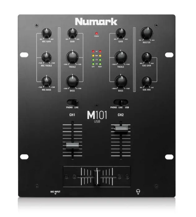M101USB - 2 Kanal Usb DJ Mikseri - 1