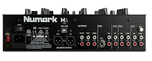 M6 4 Kanal Usb DJ Mikseri - 3