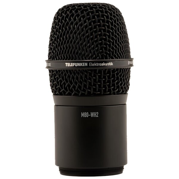 M80-WH2 Black Wireless Capsule - Telefunken Elektroakustik