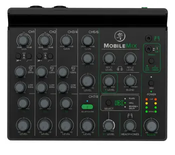 Mackie MobileMix - Dahili Efektli & BT Usb Mikser - 5
