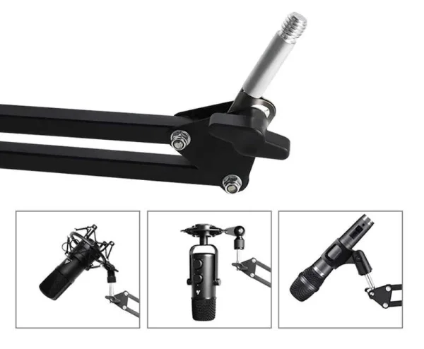 Maono AU-B01 Süspansiyonlu Mikrofon Standı BEYAZ - 7