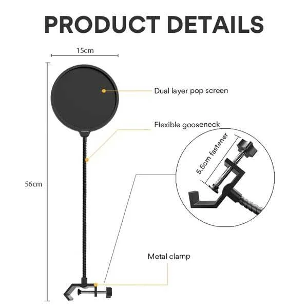 Maono AU-PF150 Pop Filter - 5
