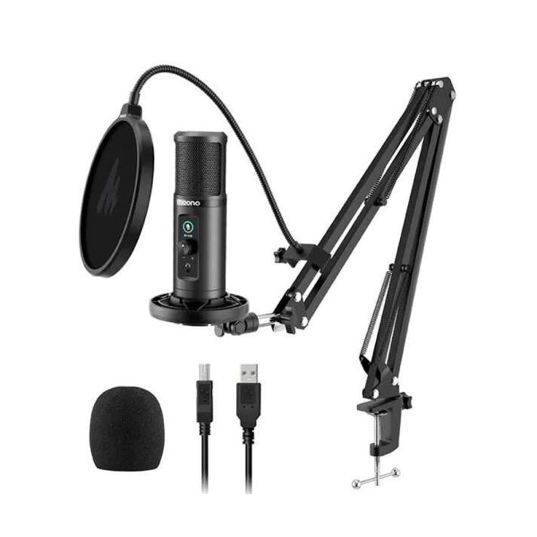 Maono AU-PM421 Kardioid Kondenser USB Mikrofon Seti - Maono