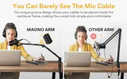 Maono BA-90 Boom Kolu / Mikrofon Masa Standı - 11