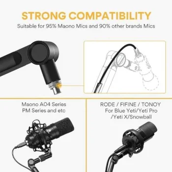 Maono BA-90 Boom Kolu / Mikrofon Masa Standı - 9