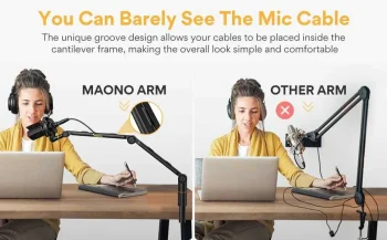Maono BA-90 Boom Kolu / Mikrofon Masa Standı - 11