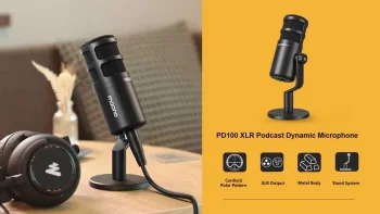 Maono PD100 Dinamik Yayıncı/Stüdyo Mikrofonu - 5