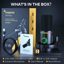 MAONO PD200X USB/XLR Dinamik Mikrofon - 2