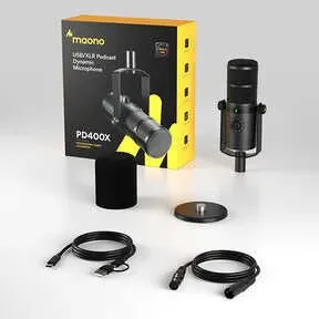 Maono PD400X USB/XLR Dinamik Mikrofon - 7