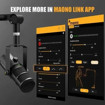 Maono PD400X USB/XLR Dinamik Mikrofon - 5