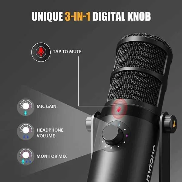 Maono PD400X USB/XLR Dinamik Mikrofon - 6