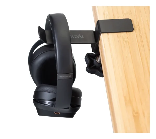 Masa Kenarı Kelepçeli Kulaklık Askısı | GFW-HP-HANGERDESK - 1