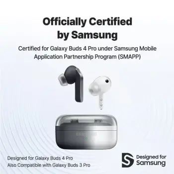 MAX for Galaxy Buds 4 Pro Phantom Black (S/MS/M) 3 Çift - 2