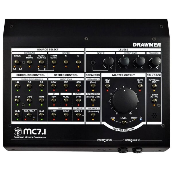 MC7.1 - Surround Monitor Controller - Drawmer