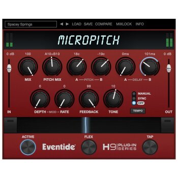 MicroPitch Dual Voice Pitch Shifter Plug-in - Eventide Audio