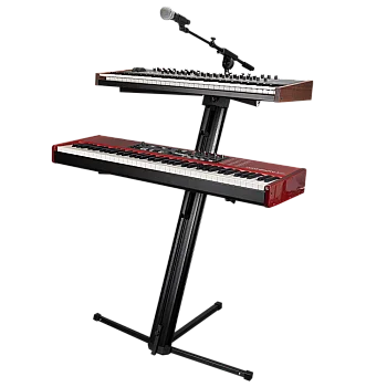 Kolon Tipi Klavye Standı | Mikrofon Kollu | GFW-KEY-4000 - 9
