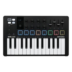 MiniLab 3 Kompakt MIDI Klavye (Siyah) - 1