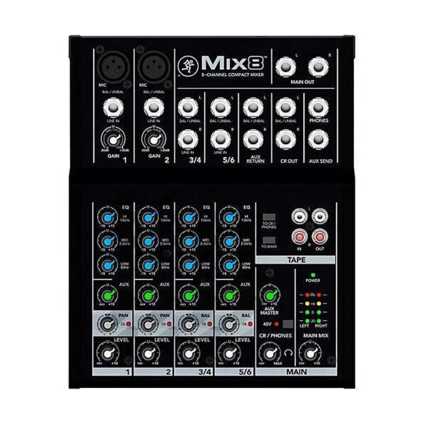 MIX8 8 Kanallı Mikser - Mackie
