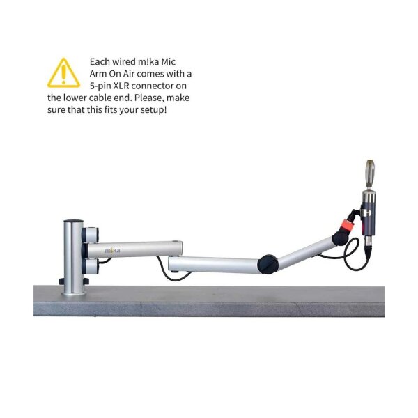 m!ka Set 12: Single TV Mic Set aluminum - Yellowtec