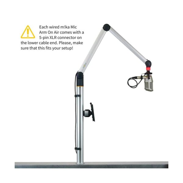 m!ka Set 2: Single Monitor + Single Mic Set aluminum - Yellowtec