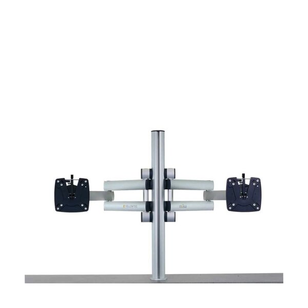 m!ka Set 3: Dual Monitor Set aluminum - Yellowtec