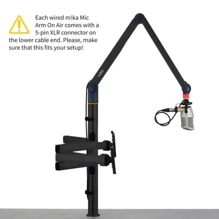 m!ka Set 4: Dual Monitor + Single Mic Set black - 2