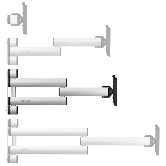 Monitor Arm M Range 505mm aluminum - 4