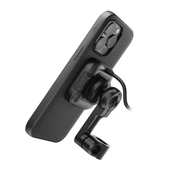 Motorcycle Mirror Mount - Charging (Locking, Qi2) - 2
