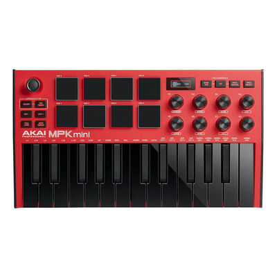 MPK MINI3R MIDI Klavye (Kırmızı)