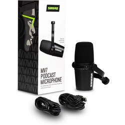 MV7 Dinamik XLR-USB Podcast Mikrofonu (Black) - 3