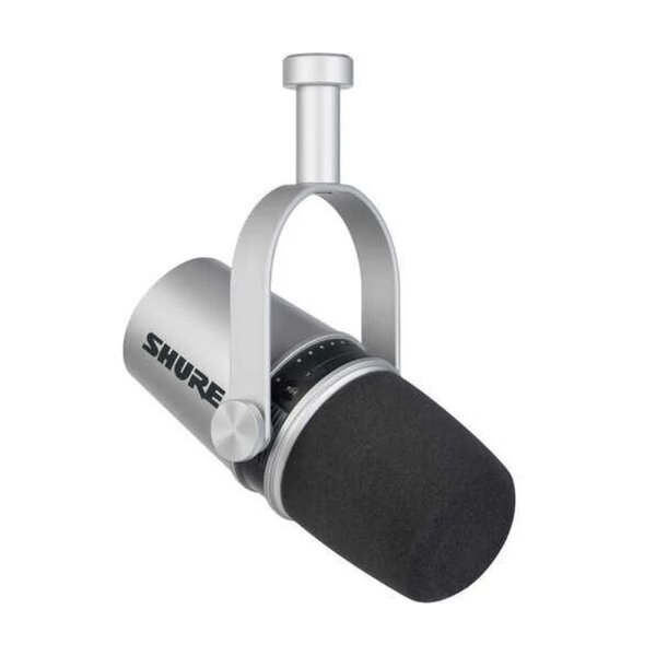 MV7 Dinamik XLR-USB Podcast Mikrofonu (Silver) - Shure