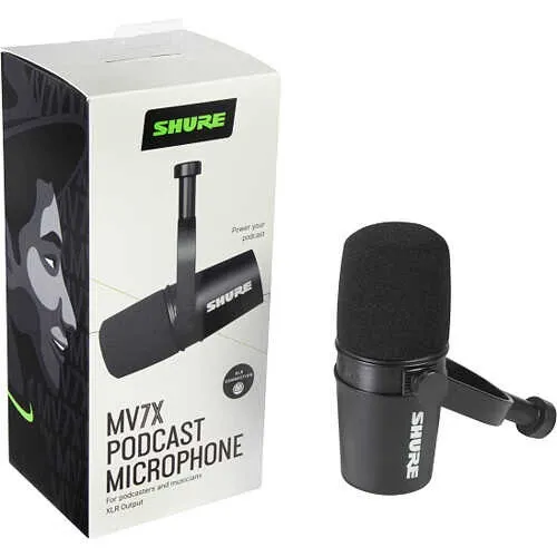 MV7X Dinamik XLR Podcast Mikrofonu (Black) - 3