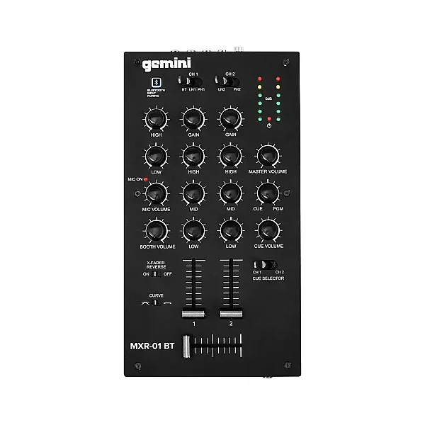 MXR-01BT 2-Kanal Bluetooth Destekli DJ Mikser - GARAJ ÜRÜNÜ - 1