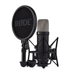 NT1 5th Generation Black - Yeni nesil Analog/Dijital Cardioid Kondansatör mikrofon (mount ile birlikte) - Rode