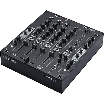 NUO4.0F - 4 Kanal Analog DJ Mikser (SİYAH) - 3