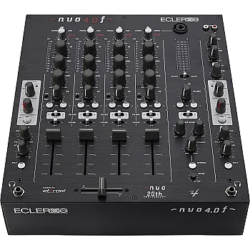 NUO4.0F - 4 Kanal Analog DJ Mikser (SİYAH) - 2