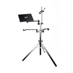 O1TL Tek Kol - Mikrofon ve Laptop Bölmeli Org Standı - CTT